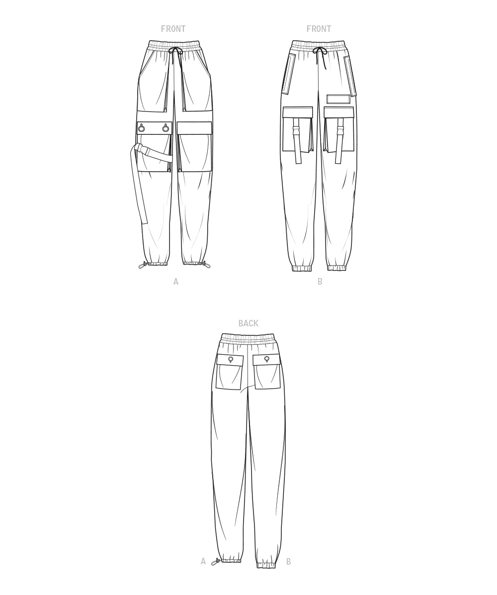 New Look Sewing Pattern Men's and Misses' Cargo Pants 10 New Look Sewing Pattern Men's and Misses' Cargo Pants