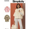Simplicity Sewing Pattern Misses' Jacket In Two Lengths and Bag (PDF)