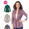McCall's Sewing Pattern Misses' Gathered Collar Jackets and Belt (PDF)