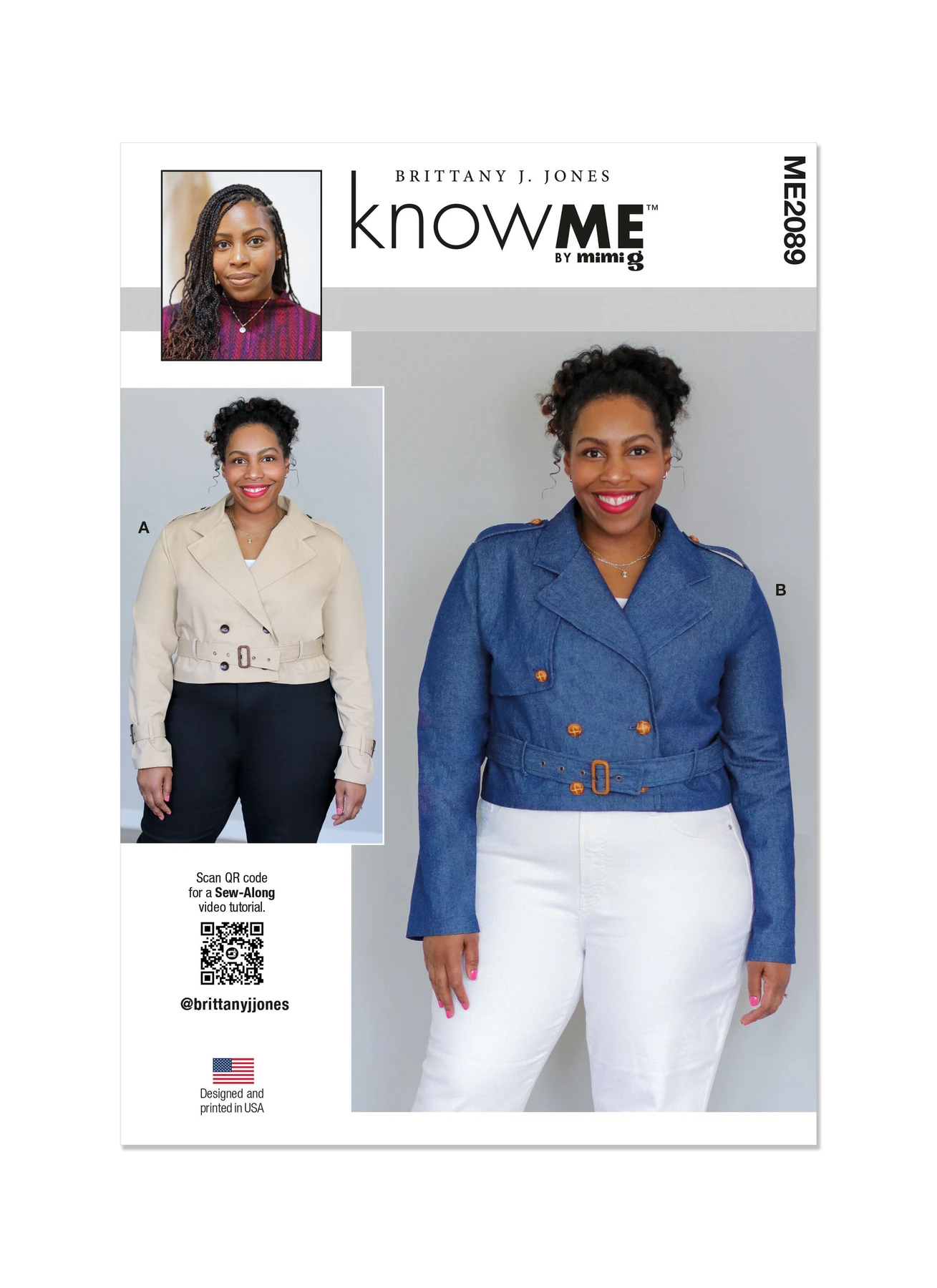 Know Me Sewing Pattern Misses' Jackets by Brittany J. Jones (PDF) 1 Know Me Sewing Pattern Misses' Jackets by Brittany J. Jones (PDF)