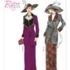 Butterick Sewing Pattern 1910s Shawl Collar Jackets, Bibs and Skirt