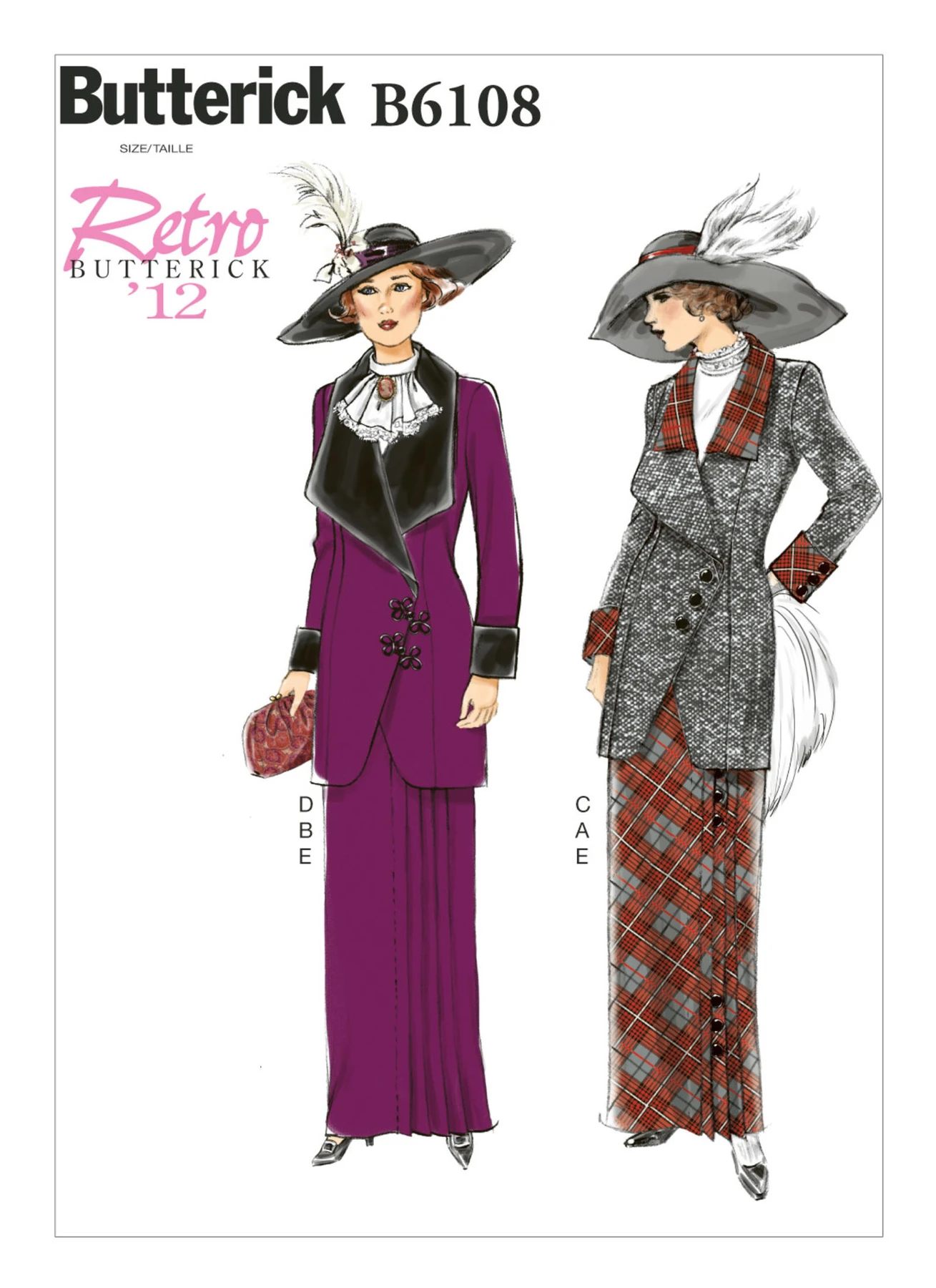 Butterick Sewing Pattern 1910s Shawl Collar Jackets, Bibs and Skirt 1 Butterick Sewing Pattern 1910s Shawl Collar Jackets, Bibs and Skirt