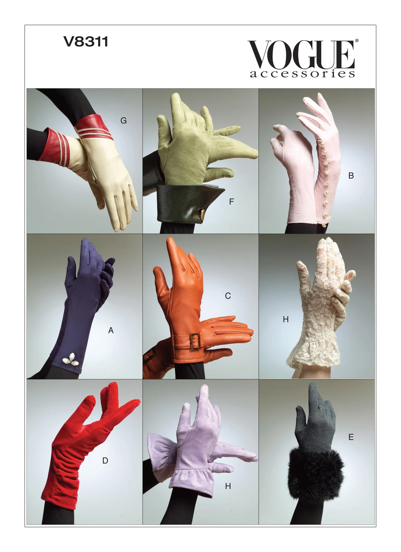 Vogue Patterns Gloves in Eight Styles 1 Vogue Patterns Gloves in Eight Styles