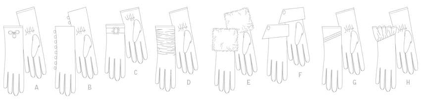 Vogue Patterns Gloves in Eight Styles 12 Vogue Patterns Gloves in Eight Styles