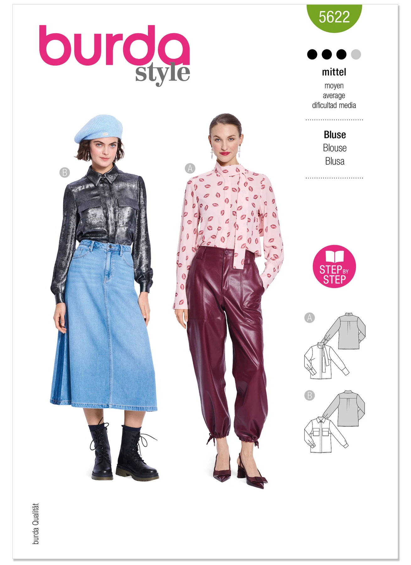 Burda Style Pattern 5622 Misses' Blouse