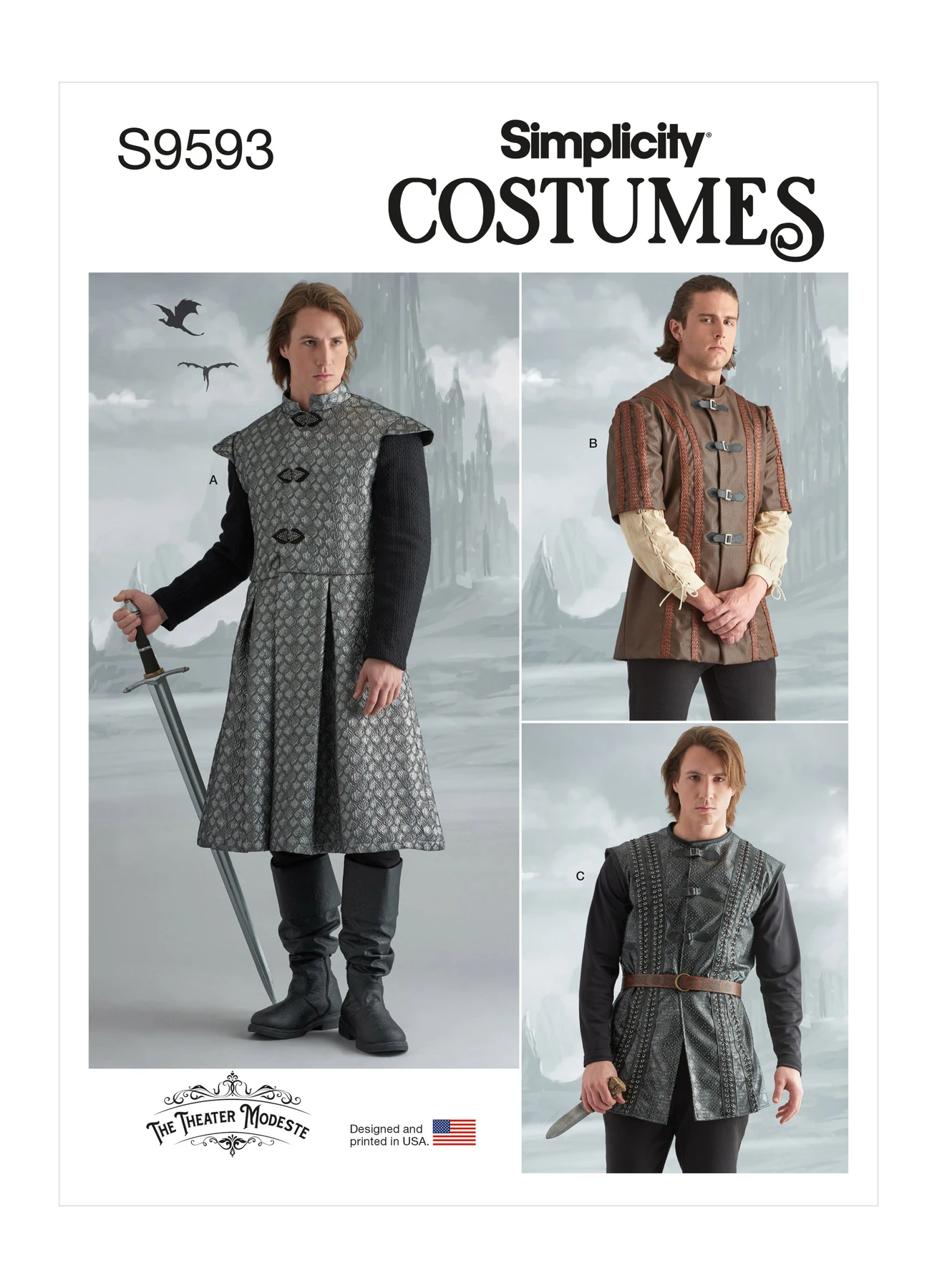 Simplicity Sewing Pattern Men's Coat, Jacket and Vest 1 Simplicity Sewing Pattern Men's Coat, Jacket and Vest
