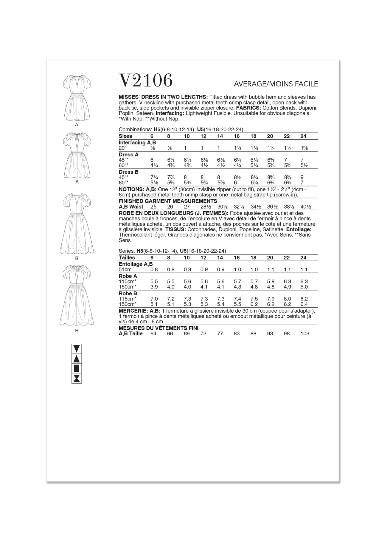 Vogue Patterns Misses' Dress in Two Lengths (PDF) 8 Vogue Patterns Misses' Dress in Two Lengths (PDF)