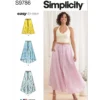 Simplicity Sewing Pattern Misses' Skirt With Hemline Variations