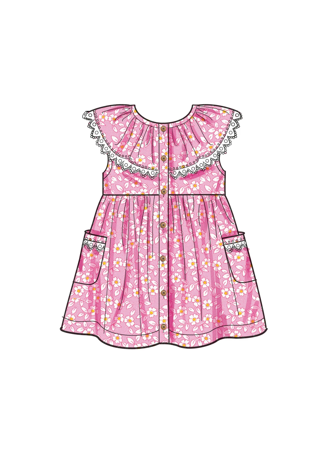 Simplicity Sewing Pattern Babies' Dress, Panty and Headband (PDF) 3 Simplicity Sewing Pattern Babies' Dress, Panty and Headband (PDF)