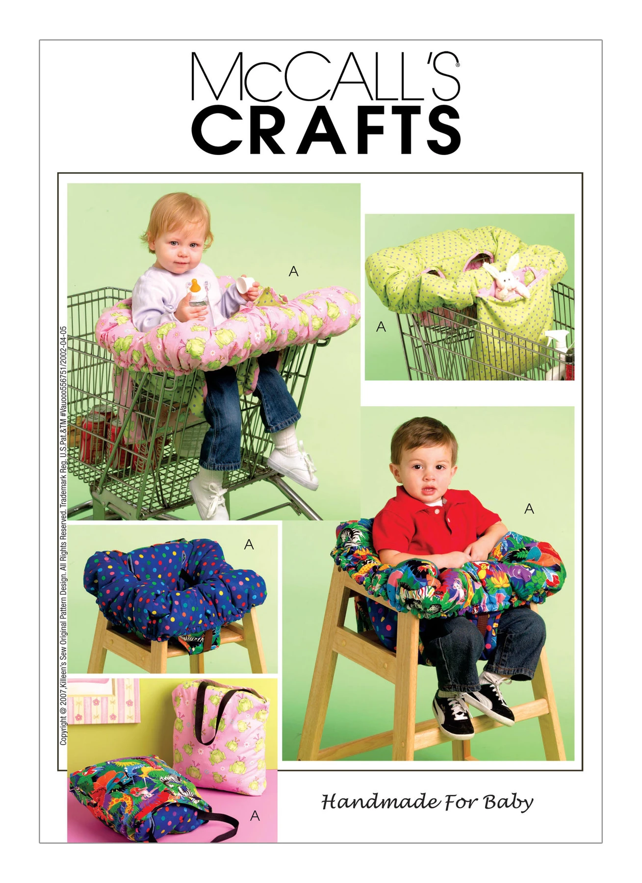 McCall's Sewing Pattern 3-in-1 Shopping Cart and High Chair Cover (PDF) 1 McCall's Sewing Pattern 3-in-1 Shopping Cart and High Chair Cover (PDF)