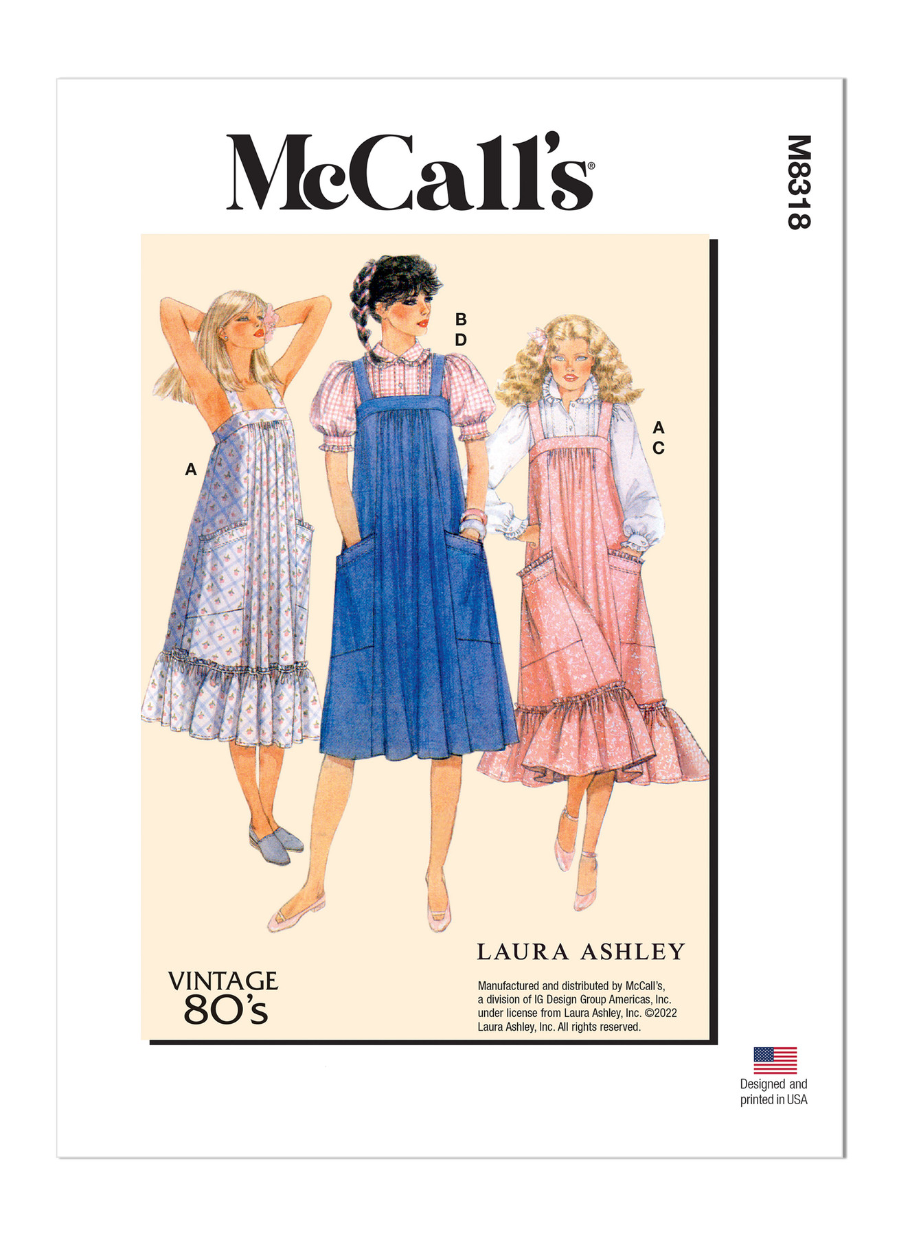 McCall's Sewing Pattern 1980s Misses' Dresses and Blouses by Laura Ashley (PDF) 1 McCall's Sewing Pattern 1980s Misses' Dresses and Blouses by Laura Ashley (PDF)
