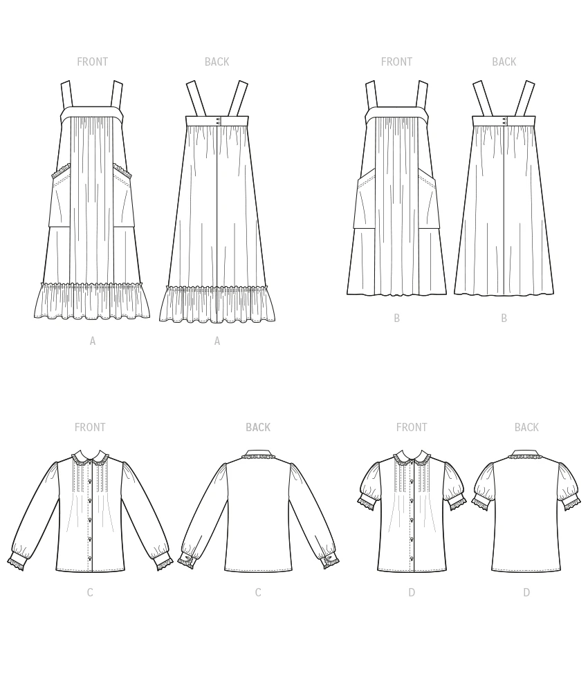 McCall's Sewing Pattern 1980s Misses' Dresses and Blouses by Laura Ashley (PDF) 7 McCall's Sewing Pattern 1980s Misses' Dresses and Blouses by Laura Ashley (PDF)