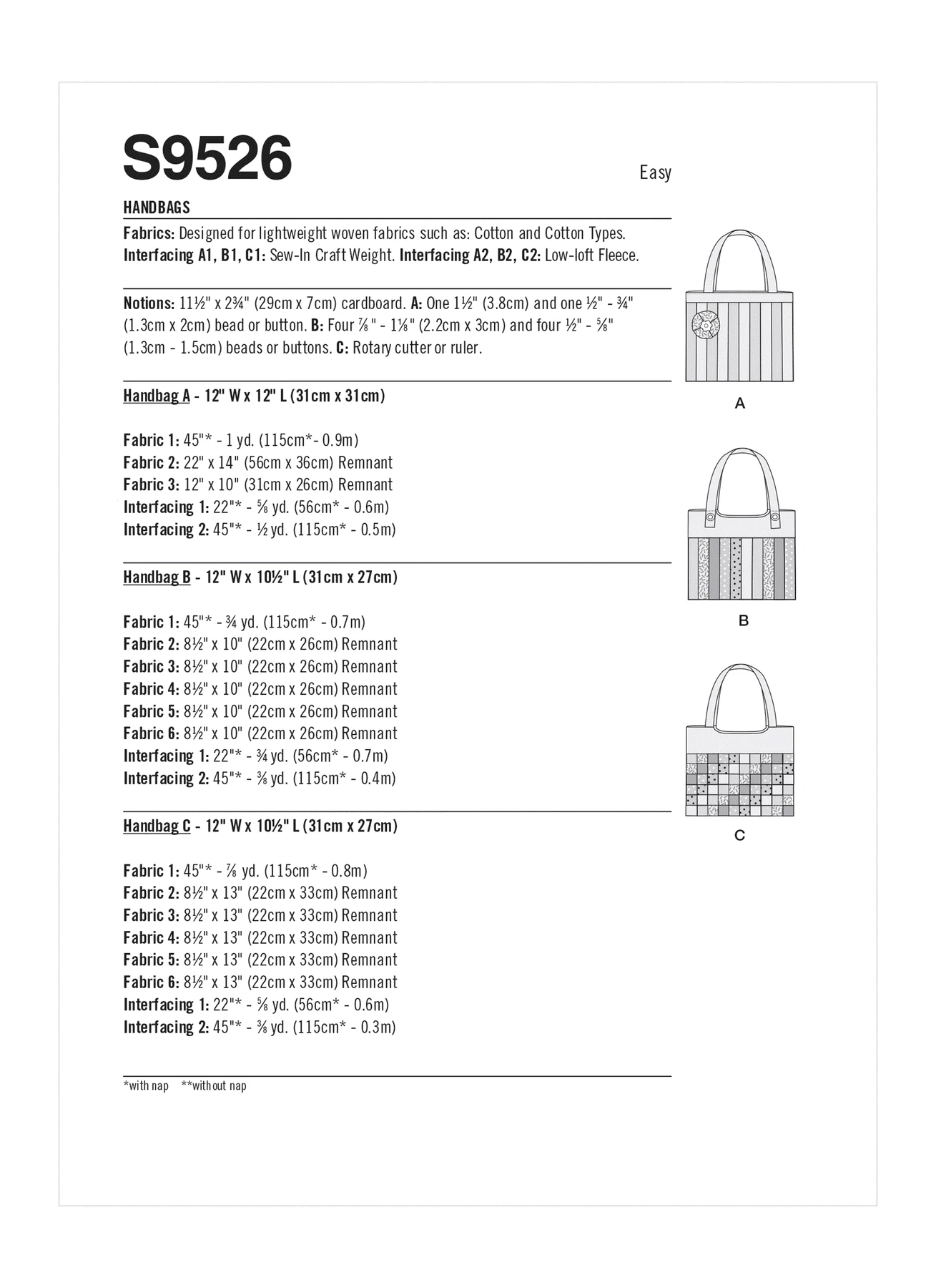 Simplicity Sewing Pattern Handbags 3 Simplicity Sewing Pattern Handbags