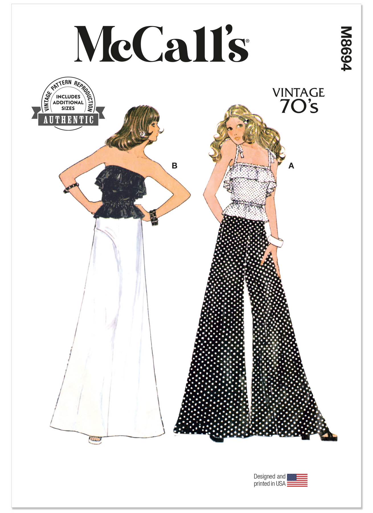 McCall's Sewing Pattern Misses' Top, Pants and Skirt (PDF) 1 McCall's Sewing Pattern Misses' Top, Pants and Skirt (PDF)
