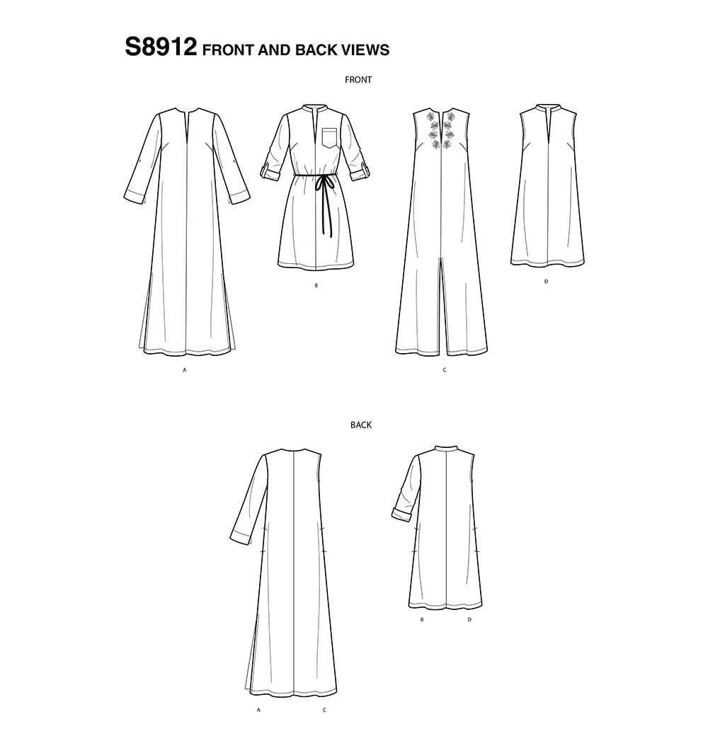 Simplicity Sewing Pattern Misses' Dresses 8 Simplicity Sewing Pattern Misses' Dresses