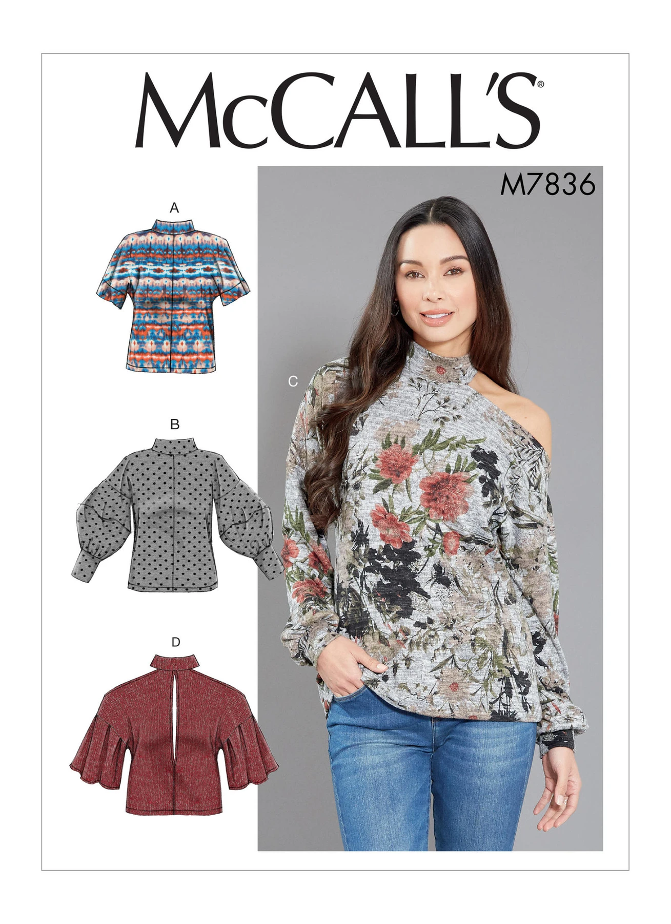 McCall's Sewing Pattern Misses' Tops (PDF) 708 McCall's Sewing Pattern Misses' Tops (PDF)