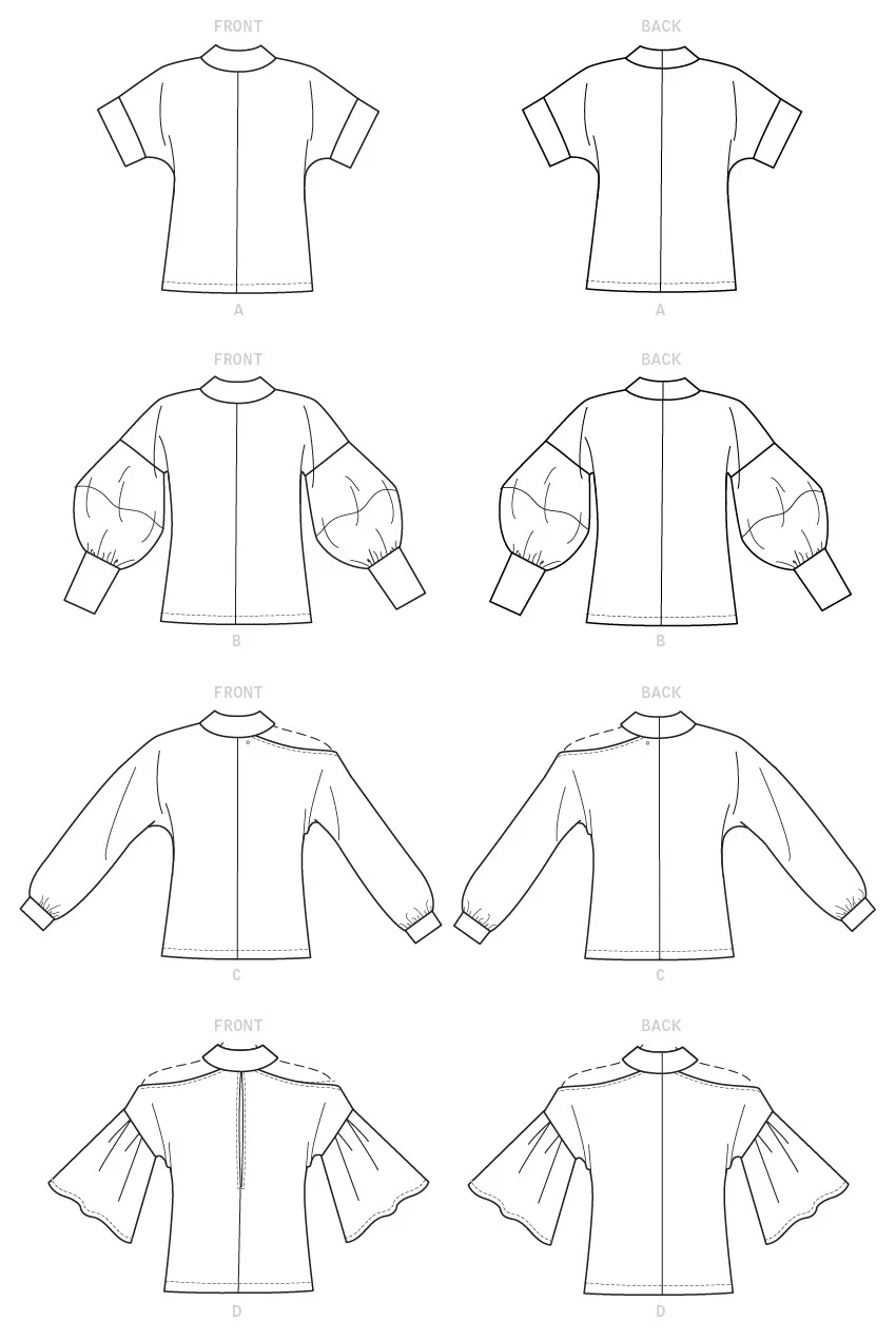 McCall's Sewing Pattern Misses' Tops (PDF) 715 McCall's Sewing Pattern Misses' Tops (PDF)