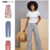 Simplicity Sewing Pattern Misses' Wide or Slim-Leg Pull-On Pants