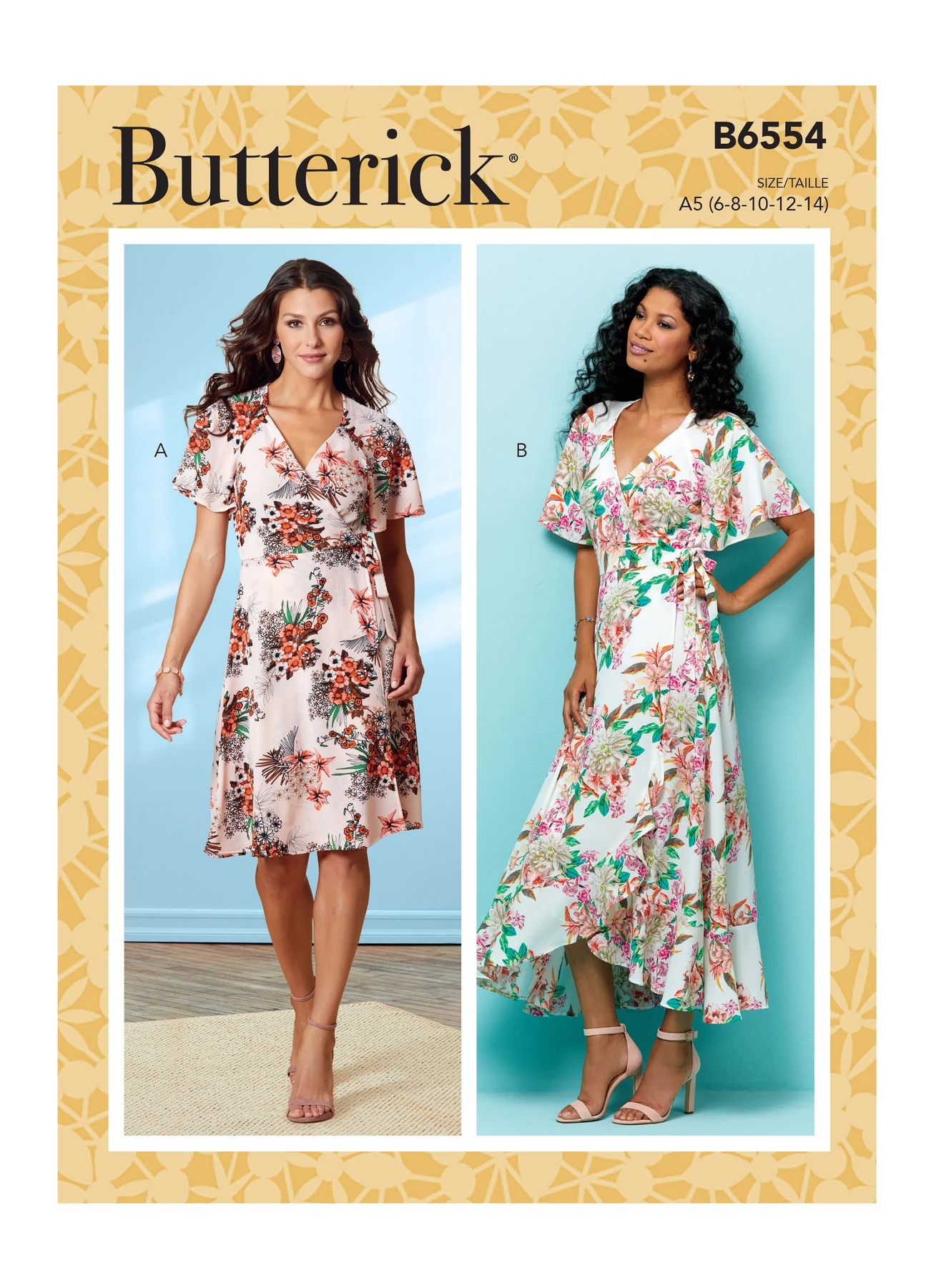 Butterick Sewing Pattern Misses' Wrap Dresses (PDF) 1 Butterick Sewing Pattern Misses' Wrap Dresses (PDF)