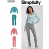 Simplicity Sewing Pattern Misses' and Women's Jacket and Knit Leggings 22 Simplicity Sewing Pattern Misses' and Women's Jacket and Knit Leggings