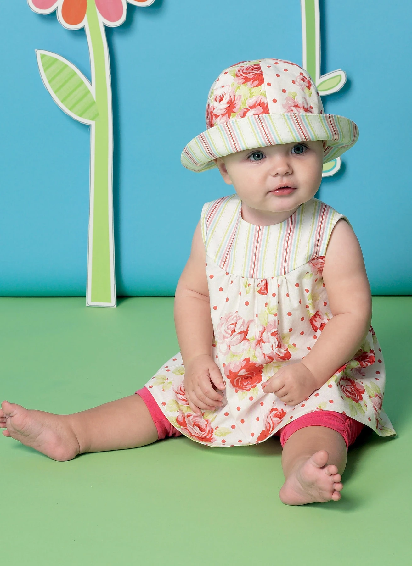 McCall's Sewing Pattern Infants' Back-Bow Dresses, Panties, Leggings and Bucket Hat (PDF) 2 McCall's Sewing Pattern Infants' Back-Bow Dresses, Panties, Leggings and Bucket Hat (PDF)