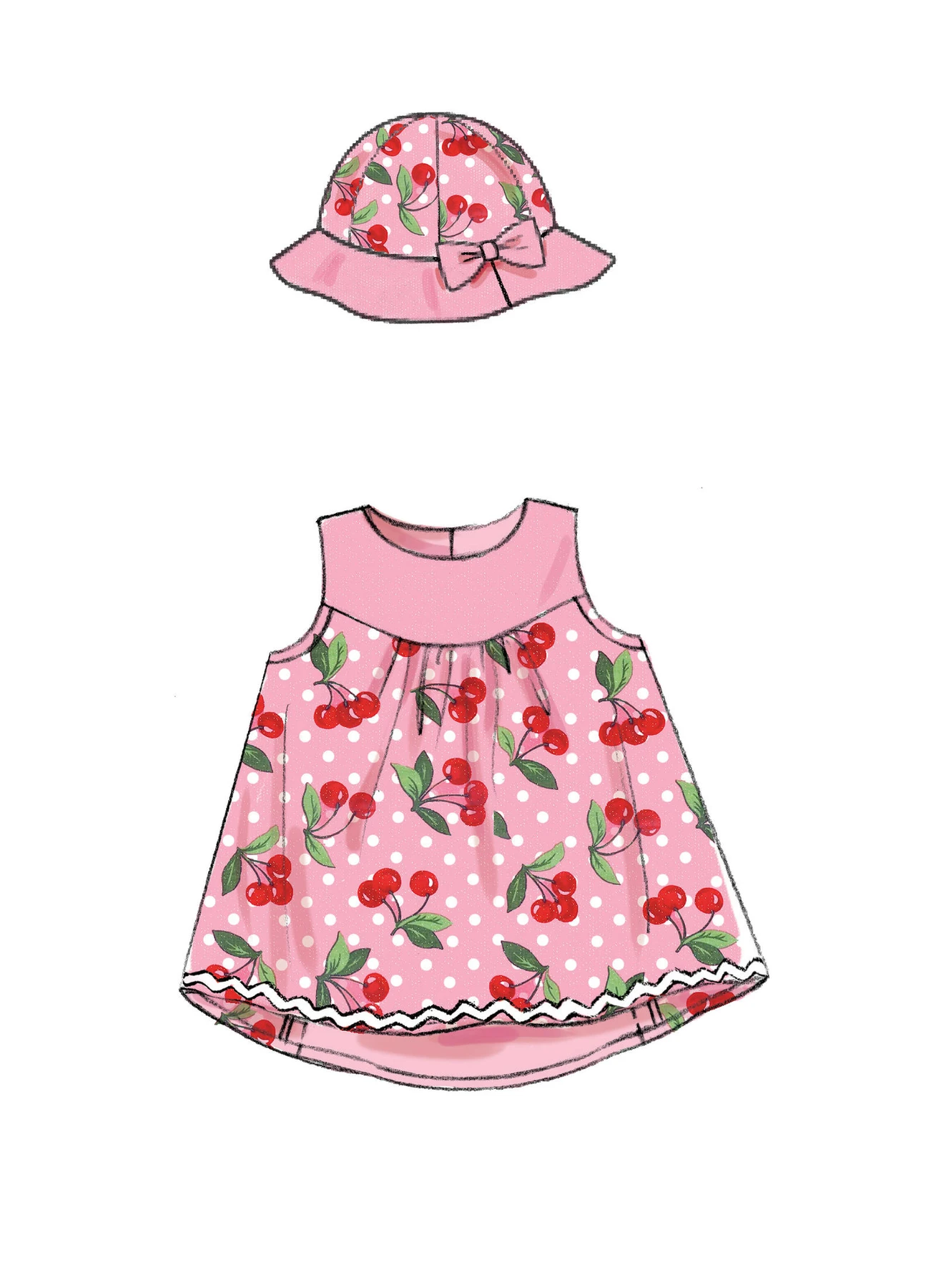 McCall's Sewing Pattern Infants' Back-Bow Dresses, Panties, Leggings and Bucket Hat (PDF) 4 McCall's Sewing Pattern Infants' Back-Bow Dresses, Panties, Leggings and Bucket Hat (PDF)