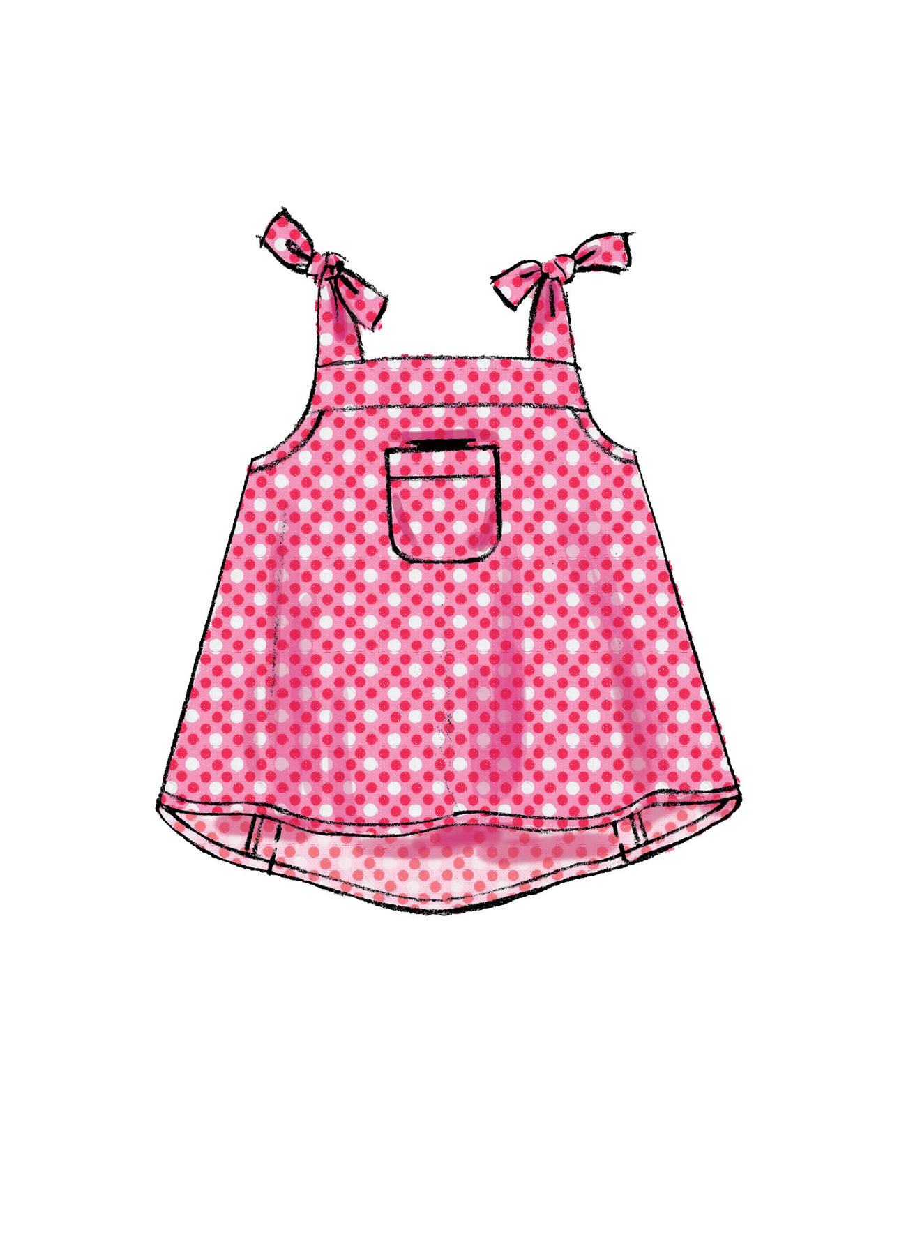 McCall's Sewing Pattern Infants' Back-Bow Dresses, Panties, Leggings and Bucket Hat (PDF) 8 McCall's Sewing Pattern Infants' Back-Bow Dresses, Panties, Leggings and Bucket Hat (PDF)