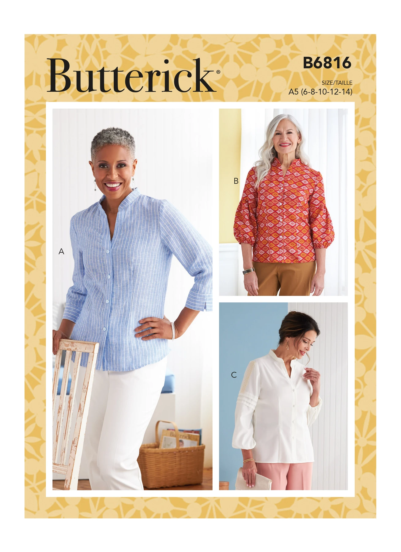 Butterick Sewing Pattern Misses' Top (PDF) 1 Butterick Sewing Pattern Misses' Top (PDF)