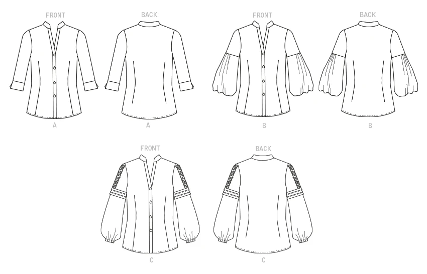 Butterick Sewing Pattern Misses' Top (PDF) 11 Butterick Sewing Pattern Misses' Top (PDF)