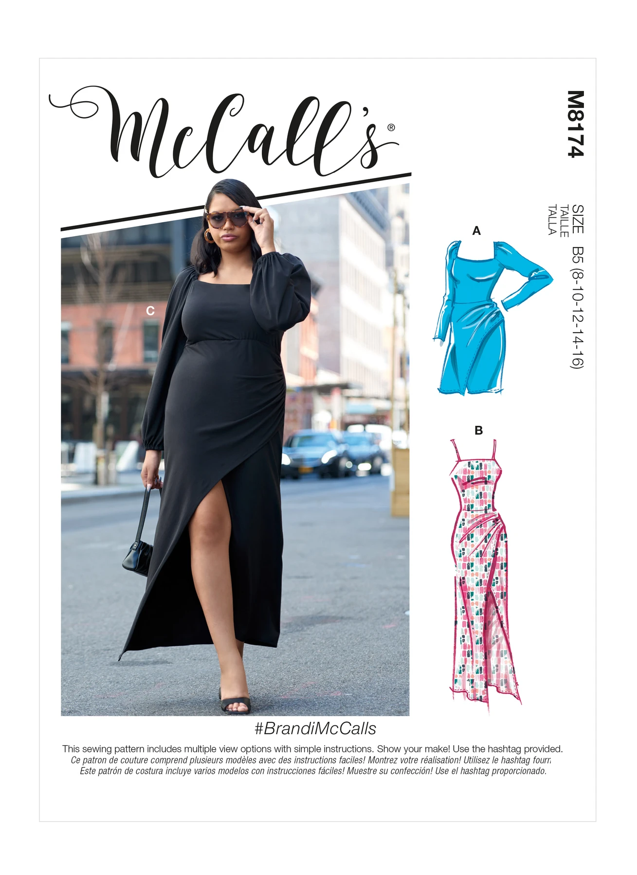 McCall's Sewing Pattern Misses' & Women's Dresses (PDF) 1 McCall's Sewing Pattern Misses' & Women's Dresses (PDF)