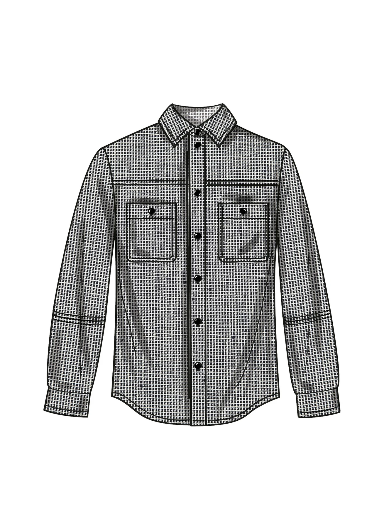 Simplicity Sewing Pattern Unisex Shirts 4 Simplicity Sewing Pattern Unisex Shirts