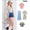 New Look Sewing Pattern Misses' Easy Kimonos with Length Variations 20 New Look Sewing Pattern Misses' Easy Kimonos with Length Variations