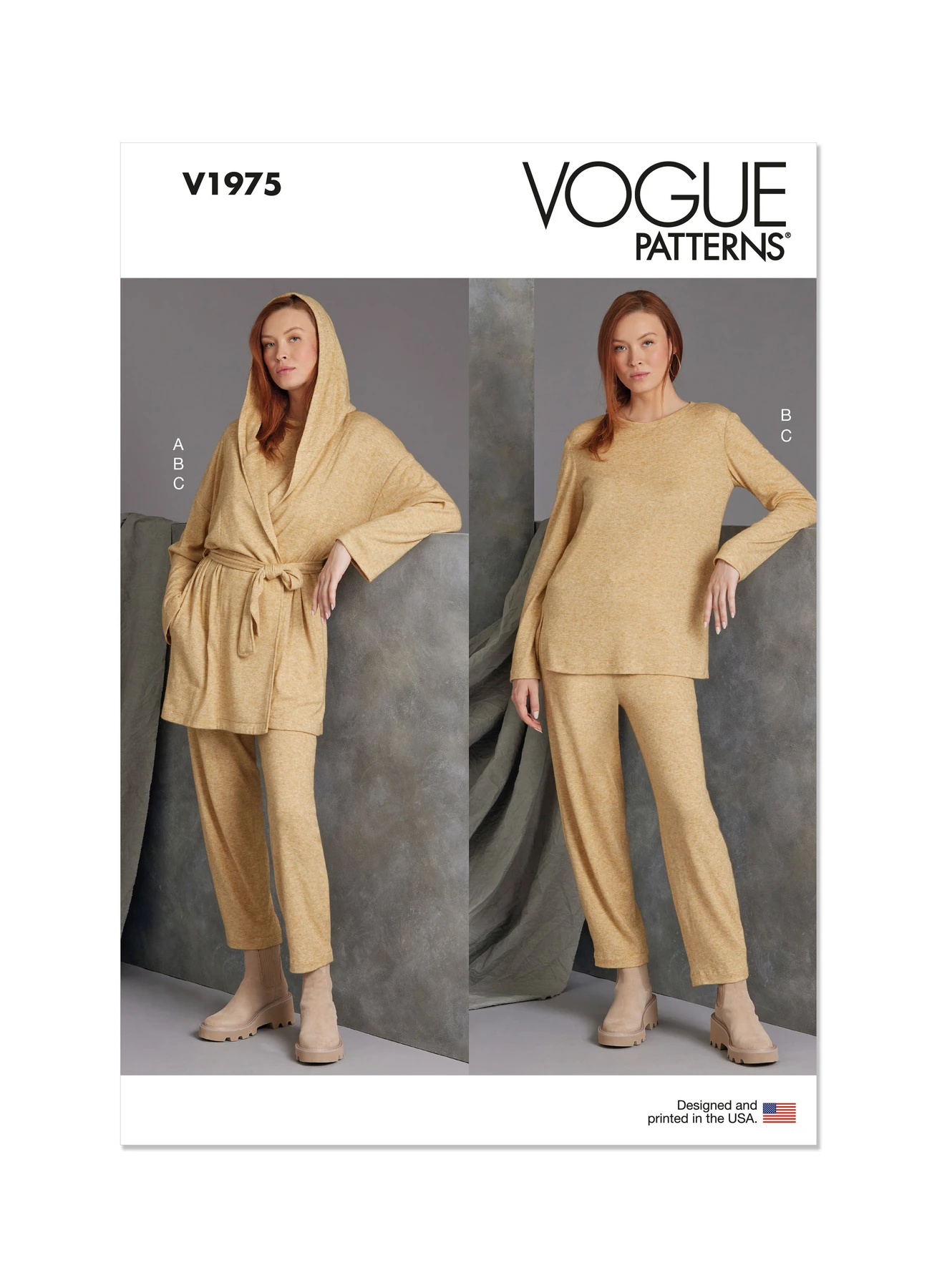 Vogue Patterns Misses' Knit Jacket with Belt, Top and Pants 1 Vogue Patterns Misses' Knit Jacket with Belt, Top and Pants