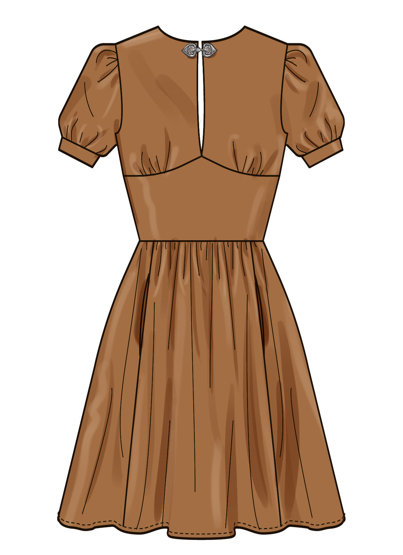 Simplicity Sewing Pattern Misses' and Women's Dress with Sleeve Variations In Two Lengths (PDF) 3 Simplicity Sewing Pattern Misses' and Women's Dress with Sleeve Variations In Two Lengths (PDF)