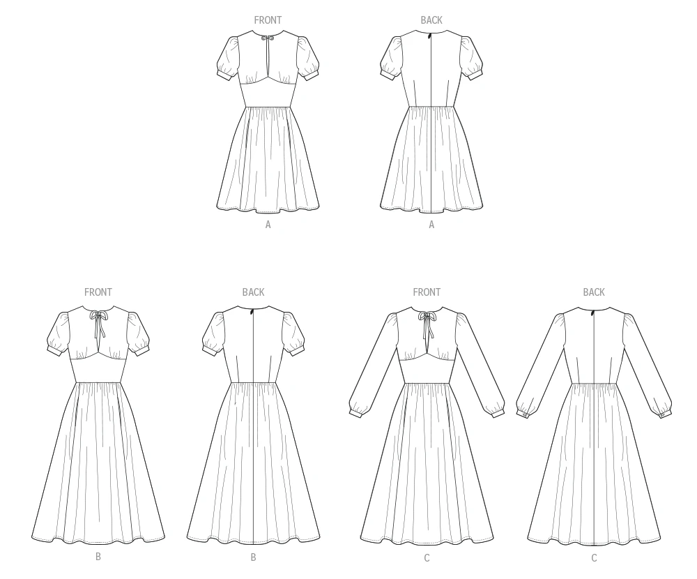 Simplicity Sewing Pattern Misses' and Women's Dress with Sleeve Variations In Two Lengths (PDF) 8 Simplicity Sewing Pattern Misses' and Women's Dress with Sleeve Variations In Two Lengths (PDF)