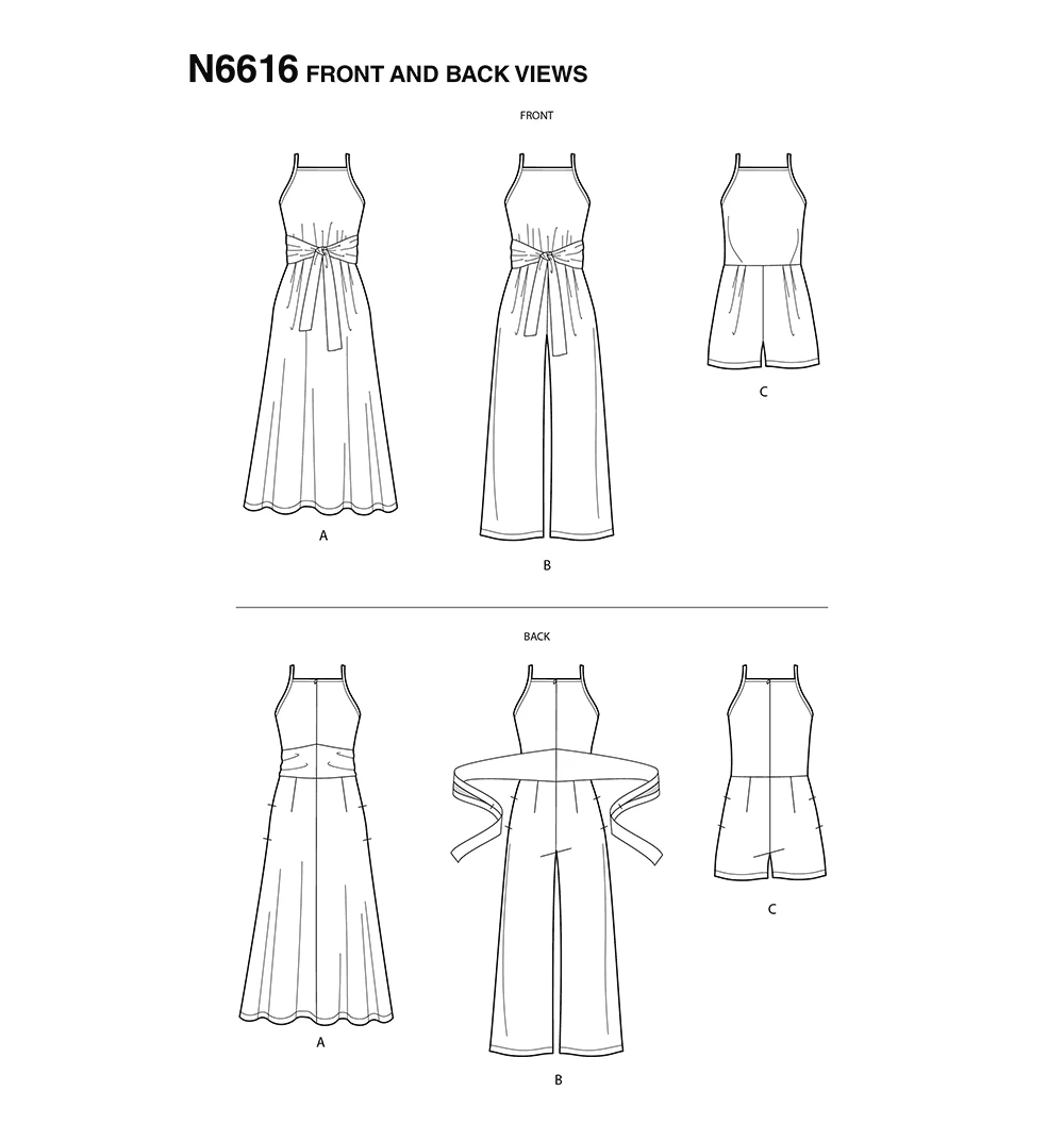 New Look Sewing Pattern Misses' Dress and Jumpsuit 4 New Look Sewing Pattern Misses' Dress and Jumpsuit