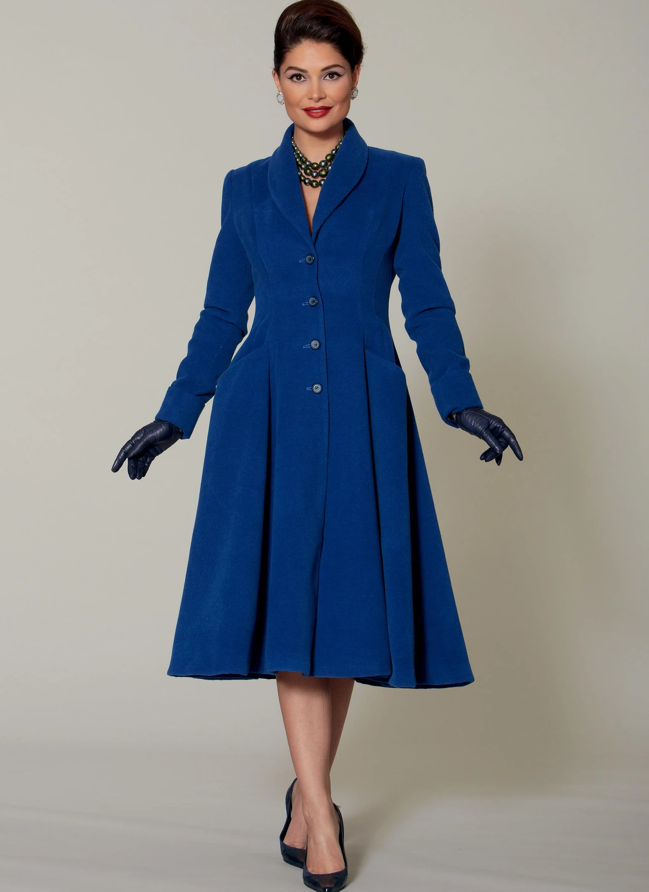 McCall's Sewing Pattern Misses'/Miss Petite Fit and Flare, Shawl Collar Coats (PDF) 3 McCall's Sewing Pattern Misses'/Miss Petite Fit and Flare, Shawl Collar Coats (PDF)