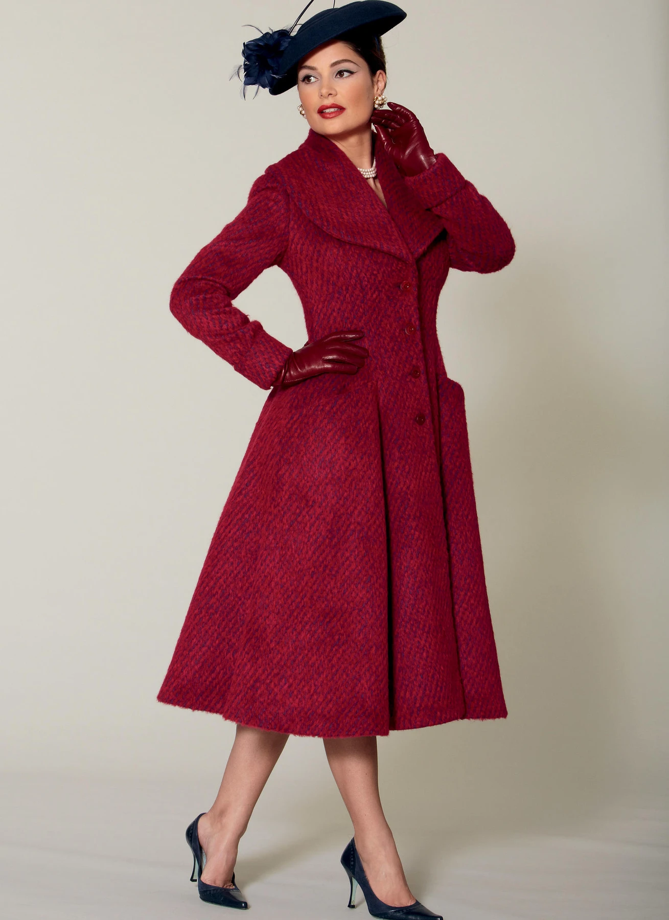 McCall's Sewing Pattern Misses'/Miss Petite Fit and Flare, Shawl Collar Coats (PDF) 5 McCall's Sewing Pattern Misses'/Miss Petite Fit and Flare, Shawl Collar Coats (PDF)