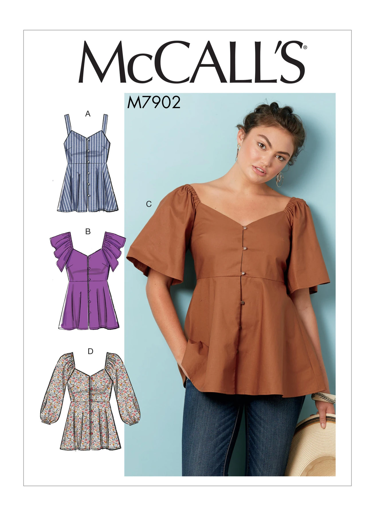McCall's Sewing Pattern Misses' Tops (PDF) 689 McCall's Sewing Pattern Misses' Tops (PDF)