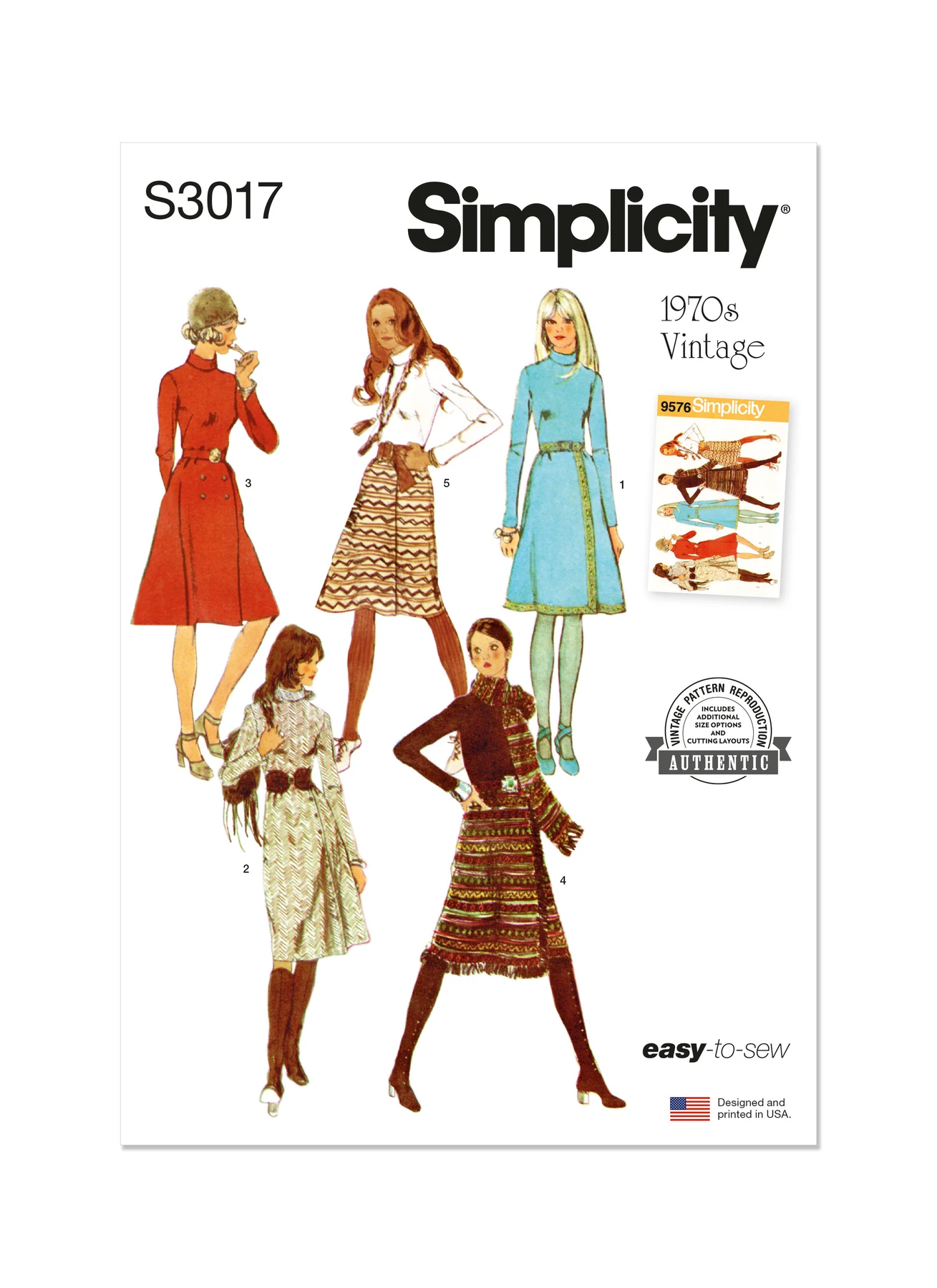 Simplicity Sewing Pattern 1970s Misses' Dress with Front-Wrap Skirt and Scarf (PDF) 1 Simplicity Sewing Pattern 1970s Misses' Dress with Front-Wrap Skirt and Scarf (PDF)