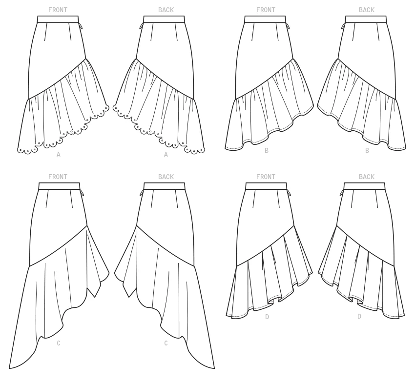 McCall's Sewing Pattern Misses' Skirts (PDF) 8 McCall's Sewing Pattern Misses' Skirts (PDF)