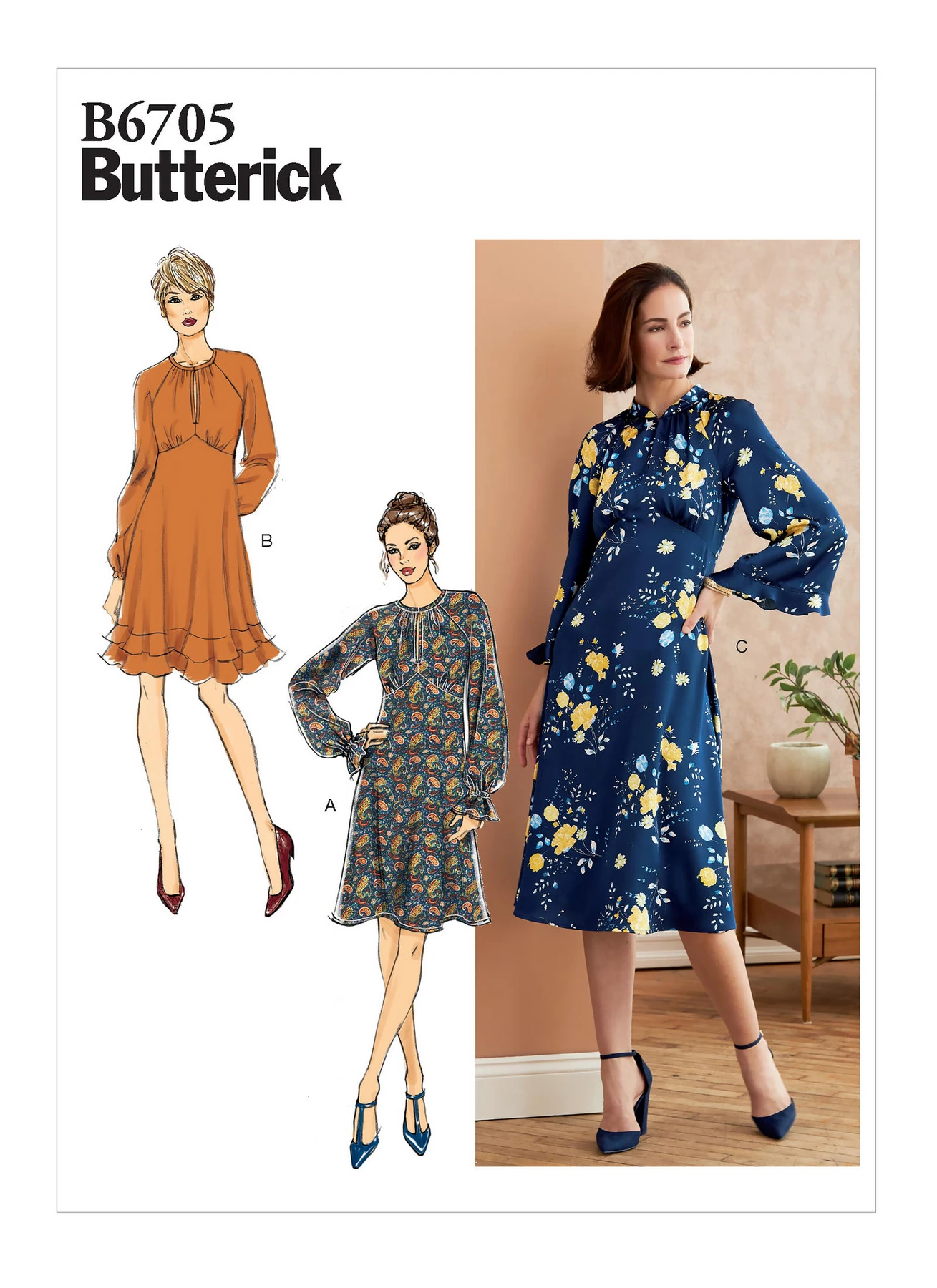 Butterick Sewing Pattern Misses' Dress (PDF) 1 Butterick Sewing Pattern Misses' Dress (PDF)