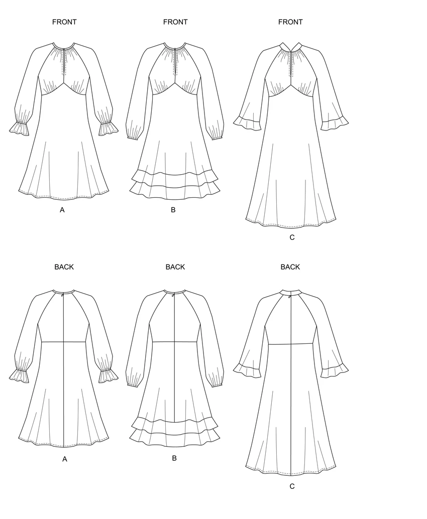 Butterick Sewing Pattern Misses' Dress (PDF) 5 Butterick Sewing Pattern Misses' Dress (PDF)