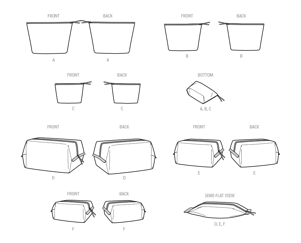 Simplicity Sewing Pattern Zipper Cases (PDF) 7 Simplicity Sewing Pattern Zipper Cases (PDF)