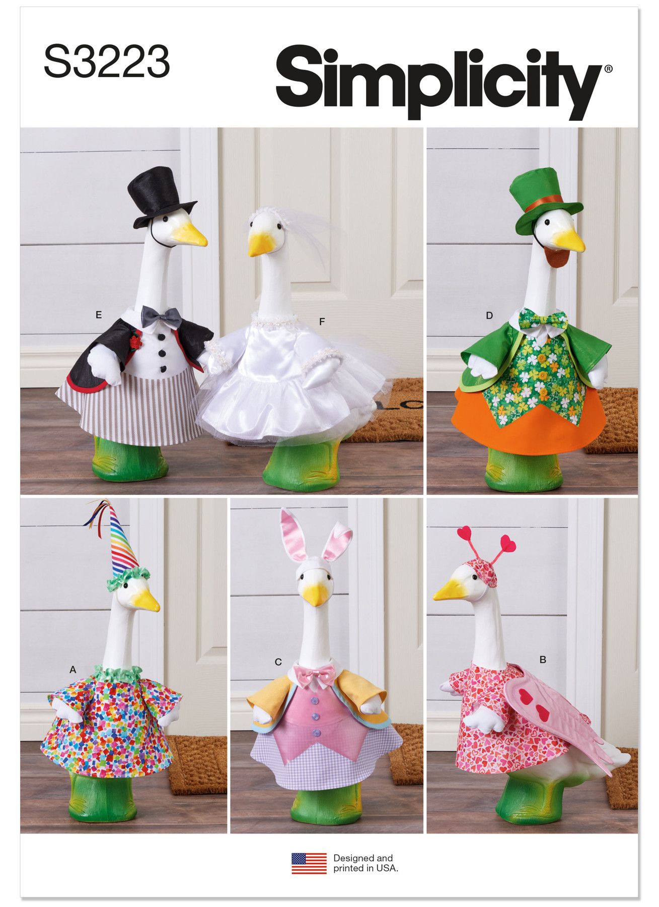Simplicity Sewing Pattern Spring Holidays and Special Occasions Porch Geese Clothes 1 Simplicity Sewing Pattern Spring Holidays and Special Occasions Porch Geese Clothes