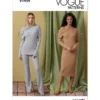 Vogue Patterns Misses' Knit Top, Dress and Pants 16 Vogue Patterns Misses' Knit Top, Dress and Pants