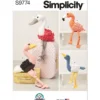 Simplicity Sewing Pattern Decorative Plush Birds by Carla Reiss Design (PDF) 20 Simplicity Sewing Pattern Decorative Plush Birds by Carla Reiss Design (PDF)