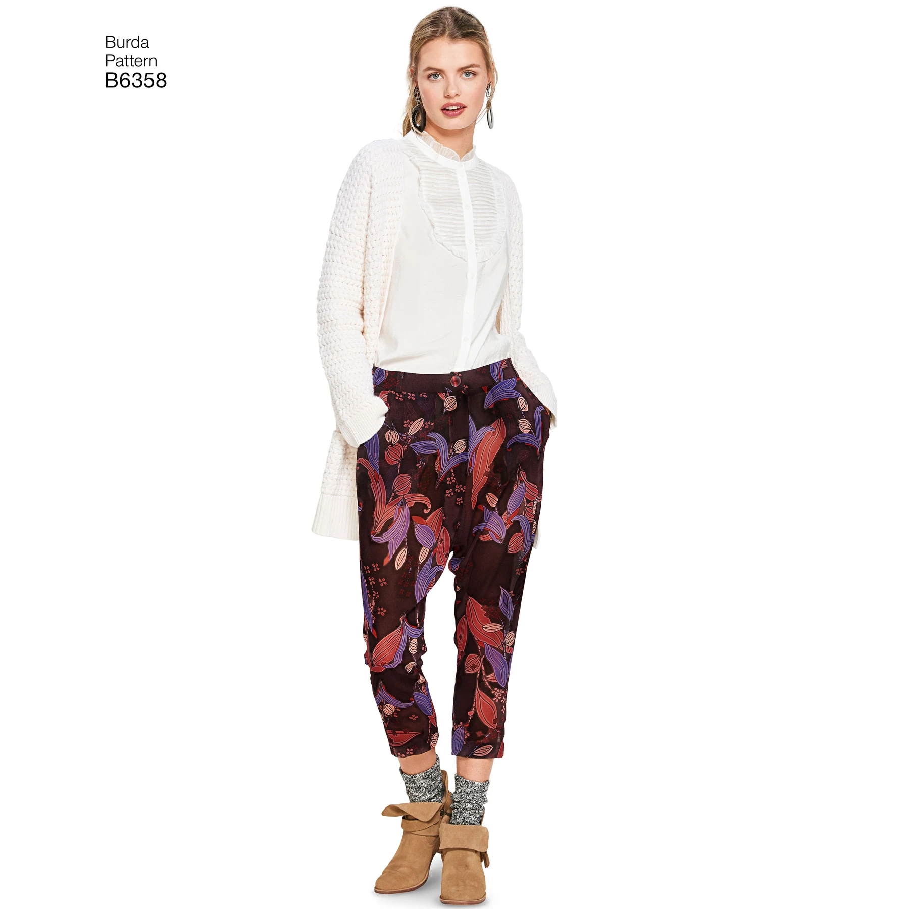 Burda Style Sewing Pattern Misses' Pants