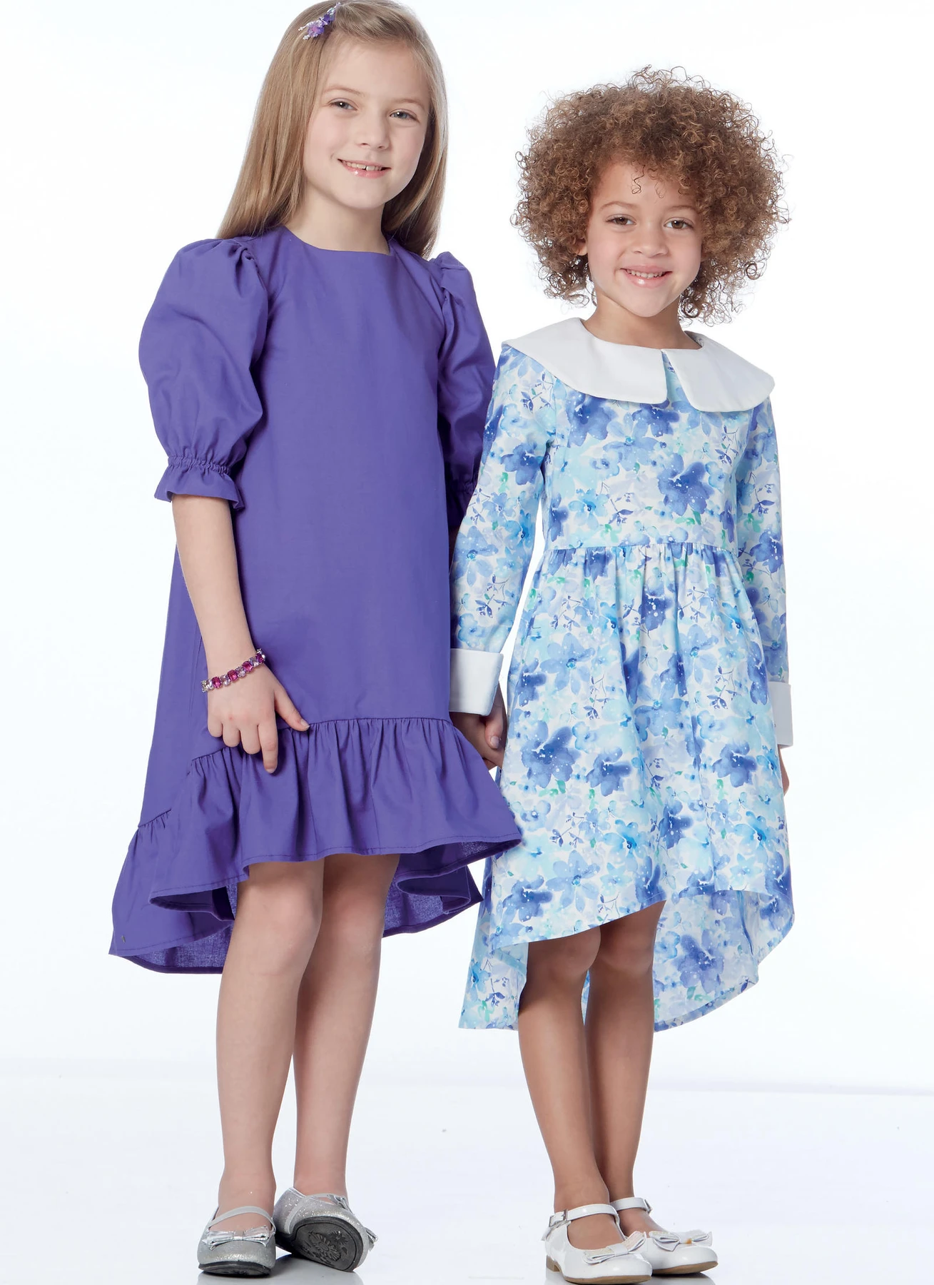 McCall's Sewing Pattern Children's/Girls' High-Low Dresses with Collar and Sleeve Variations (PDF) 2 McCall's Sewing Pattern Children's/Girls' High-Low Dresses with Collar and Sleeve Variations (PDF)
