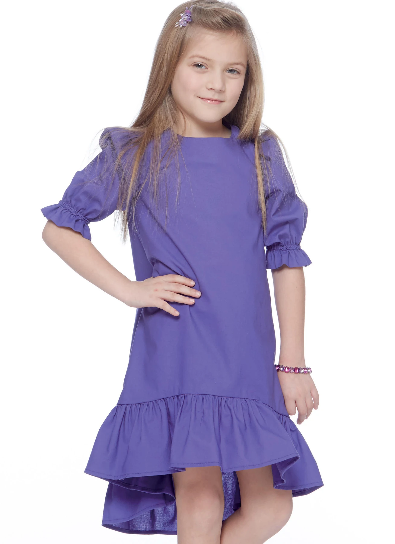 McCall's Sewing Pattern Children's/Girls' High-Low Dresses with Collar and Sleeve Variations (PDF) 7 McCall's Sewing Pattern Children's/Girls' High-Low Dresses with Collar and Sleeve Variations (PDF)